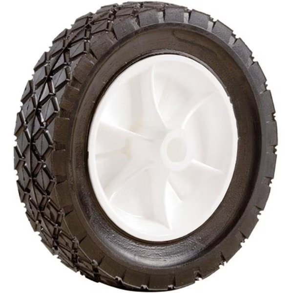 Shepherd 9611 7 in. X 1.5 in. Plastic Hub Semi Pneumatic Rubber Tire, Shepherd, Mfr#: 9611